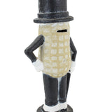 Mr. Peanut Cast Iron Nut Tray & Mr. Peanut 11" Tall Coin Heavy Metal Bank