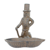 Mr. Peanut Cast Iron Nut Tray & Mr. Peanut 11" Tall Coin Heavy Metal Bank