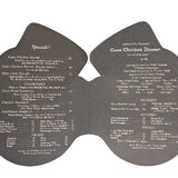 Replica Late 1930's to Early 1940's Coon Chicken Inn Large Soup/Salad Bowl & Menu