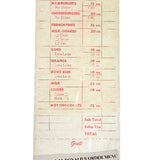 Early 1960's McDonald's Lunch / Dinner Counter Order Slip