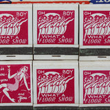 1950's Retail Hang Card Of 12 Jokers from Smokers Bang Matches