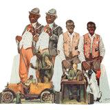 7 - Rare Amos 'N' Andy Pepsodent Cardboard Advertising Cut-Out Figures from 1930 & 1931