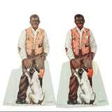 7 - Rare Amos 'N' Andy Pepsodent Cardboard Advertising Cut-Out Figures from 1930 & 1931