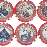 20 - 1996 Trump Castle Casino (Atlantic City) Royal Flush Series $5 Casino Chips