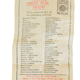 Antique Medicine Bottle of Great Seal Camphorated Oil with Box