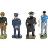 10 - Britain Manufactured Lead Civilian Painted Figures & Park Bench