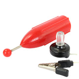 2 - Space Theme 1950's Crystal Radios- Red Hearever Rocket Radio & Satellite Space Radio