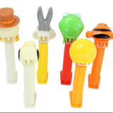 6 - Cartoon Themed Pez Dispenser & 5 - Metal Pin-Back Button from The Jetsons Movie