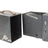2 - Antique Box Cameras- Conley No. 3- A3 Kewpie Box & Kodak No. 2-A Brownie