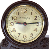 Early 1950's Mastercrafters Bakelite Fireplace Motion Electric Clock #272