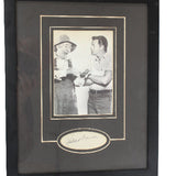 Richard Crenna Framed Autograph Studio B&W Picture from The Real McCoy's