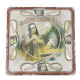 Rare Antique Royal Princess Cigar Glass Advertising Change Tray