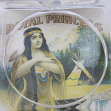 Rare Antique Royal Princess Cigar Glass Advertising Change Tray