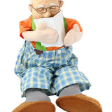 Comical Snoring Old Man Doll by Collections Etc.