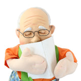 Comical Snoring Old Man Doll by Collections Etc.
