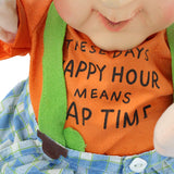 Comical Snoring Old Man Doll by Collections Etc.