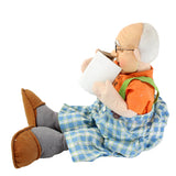 Comical Snoring Old Man Doll by Collections Etc.