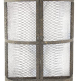 Unique Antique Curved Metal / Wire Wall Display Cage