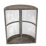 Unique Antique Curved Metal / Wire Wall Display Cage