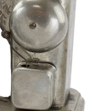 1908 Silver Plated Darche Flash Light Alarm Clock with Coin Bank & Ringer Bell