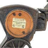 1950's United Metal Goods Horse & Carriage Electric Mantel Clock with Working Light Post