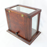 Antique Wood & Glass Countertop Display Case