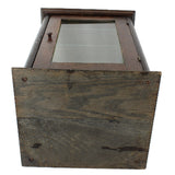 Antique Wood / Glass Store Countertop Display with Shelves
