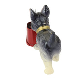 Early 1950's Wind-Up Celluloid "Scottie Dog Chewing Tin-Litho Shoe"