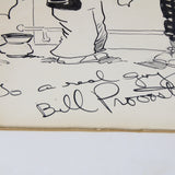 Rare 1935 Personalized Cartoon Drawing by A.D. Carter