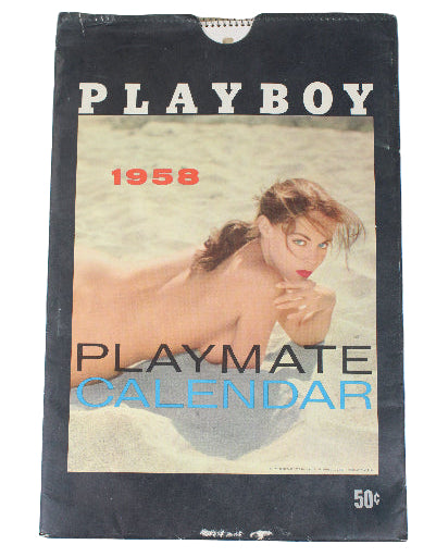 Playboy Playmate Calendar 1958 packaging on a white background