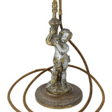 Late 1800's Gas Figurine Countertop Cigar Lighter
