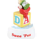 5 - 1989 Popeye Characters Wind-Up Rotating Music Boxes