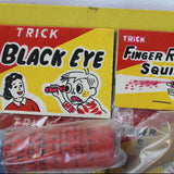 1950's Bag O' Tricks Original Retail Store Card Display with 6 Trick Items of 6 Each