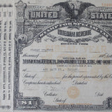 Framed 1918 Internal Revenue Special Tax on Manufacturing & Distributing Opium