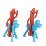 Gumby Items - Gumby Fireman Adventure Costume (NIB), 6" Gumby in Boots, 2-3/4" Gumby & 2-Small Gumby on Pokey