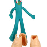 Gumby Items - Gumby Fireman Adventure Costume (NIB), 6" Gumby in Boots, 2-3/4" Gumby & 2-Small Gumby on Pokey