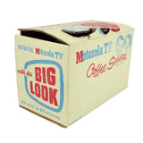 Mid-1950's Motorola TV Burns & Allen Pyrex Coffee Servers with Box