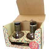 Mid-1950's Motorola TV Burns & Allen Pyrex Coffee Servers with Box