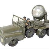 1930's - 1940's Hausser Battery Operated Military Search Light Truck (Not Working)
