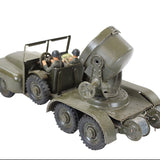 1930's - 1940's Hausser Battery Operated Military Search Light Truck (Not Working)