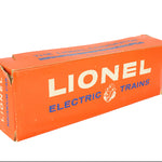 Orange Lionel Electric Trains packaging box on a white background