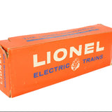 Orange Lionel Electric Trains packaging box on a white background