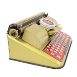 1950's Berwin Gold Tin-Litho Children's Typewriter with Box