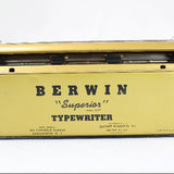 1950's Berwin Gold Tin-Litho Children's Typewriter with Box