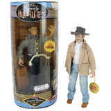 Action figure in packaging with 'Hollywood' branding on a white background