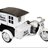 See's Candies 1930's Harley Motorcycle with Delivery Sidecart
