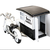 See's Candies 1930's Harley Motorcycle with Delivery Sidecart