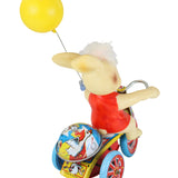 Suzuki (Japan) 1950's Rabbit on Tricycle with Balloon Tin-Litho Wind-Up