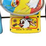 Suzuki (Japan) 1950's Rabbit on Tricycle with Balloon Tin-Litho Wind-Up