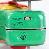Vintage 1950's Alps (Japan) Tin-Litho Friction Drive Duck Riding a Tricycle